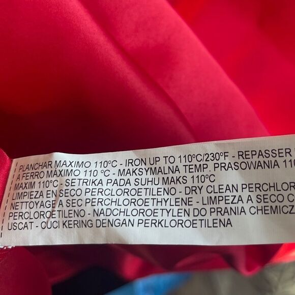 Zara Basic NWT Red Fit & Flare Pleated Dress Sz S - Picture 5 of 8